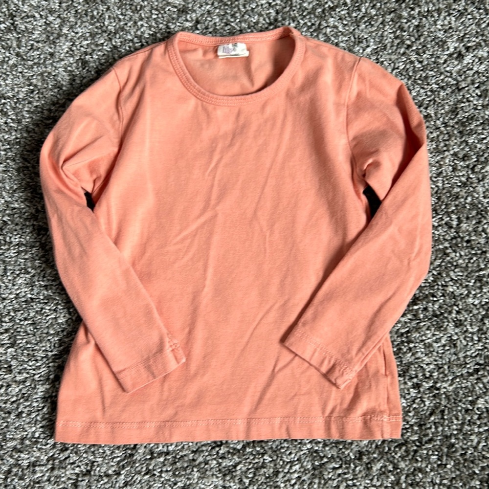 Peach toddler girl long sleeve T size 3T